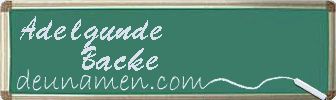 Adelgunde Backe Visitenkarte